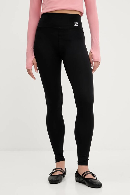 HUGO colanti tricotaj negru 50545350
