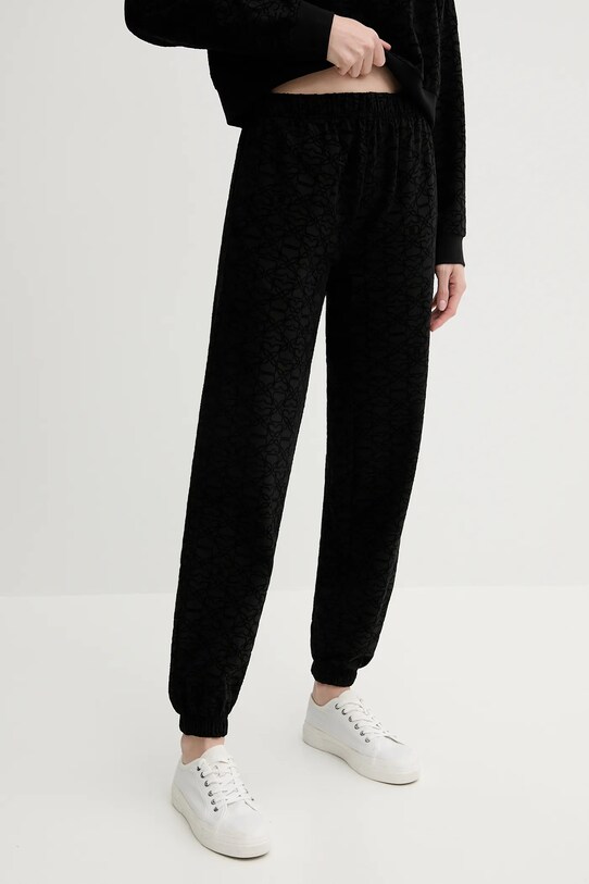 HUGO pantaloni de trening tricotaj negru 50545211