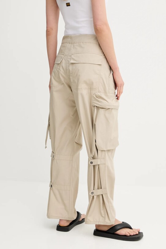 G-Star pantaloni din bumbac bej D26433.C973