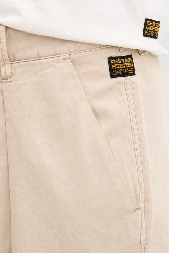 G-Star pantaloni din amestec de in bej D26435.D910