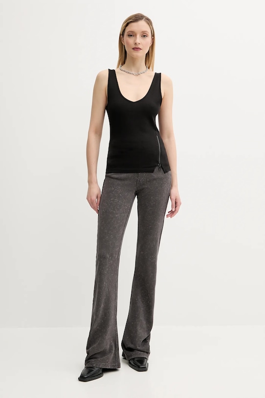 G-Star pantaloni de trening din bumbac D26106.D249 gri AW25