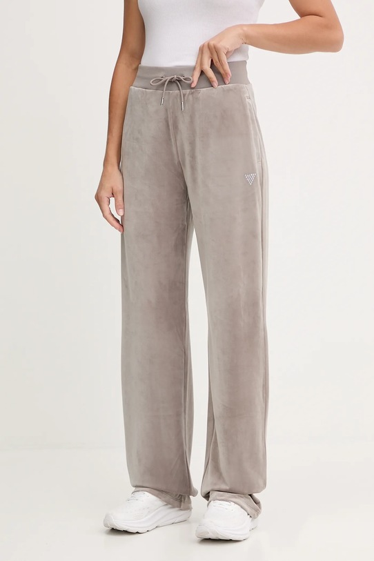 Спортивные штаны Guess COUTURE с эластаном бежевый V3BB26.K0232