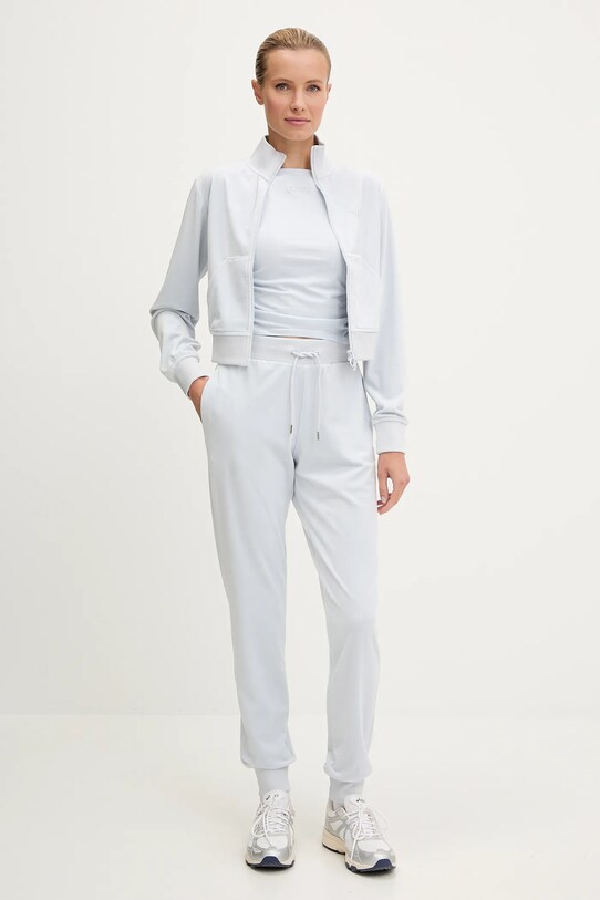 Guess velúr melegítőnadrág COUTURE V3BB27.K0232 kék AW25