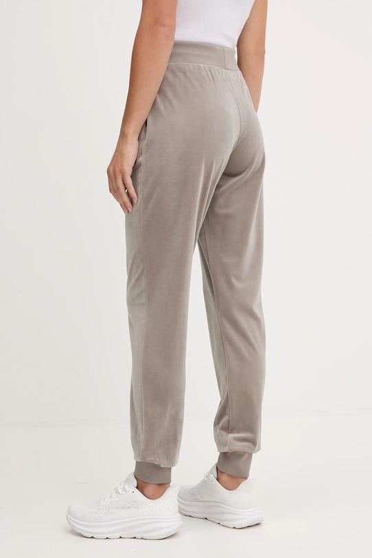 Guess spodnie dresowe welurowe COUTURE V3BB27.K0232 beżowy AW25