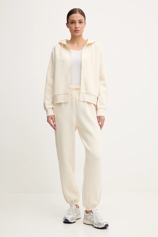 Guess spodnie dresowe dziecięce MARYELLA V5YB02.KB3P2 beżowy AW25