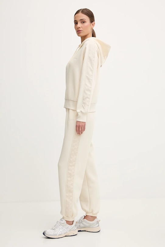 Guess spodnie dresowe dziecięce MARYELLA beżowy V5YB02.KB3P2