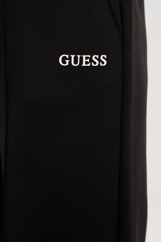 Guess pantaloni de trening CARMEN negru V5YB03.KCX22