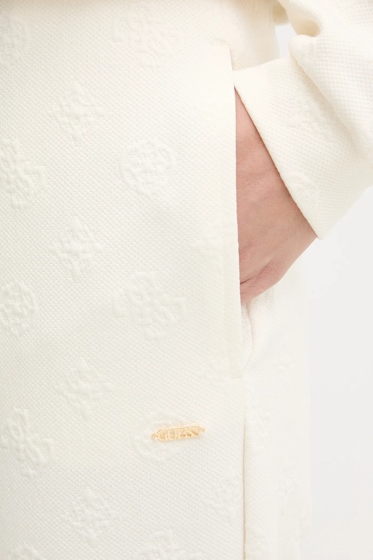 Guess spodnie dresowe PEONY beżowy V5YB06.KBSL2