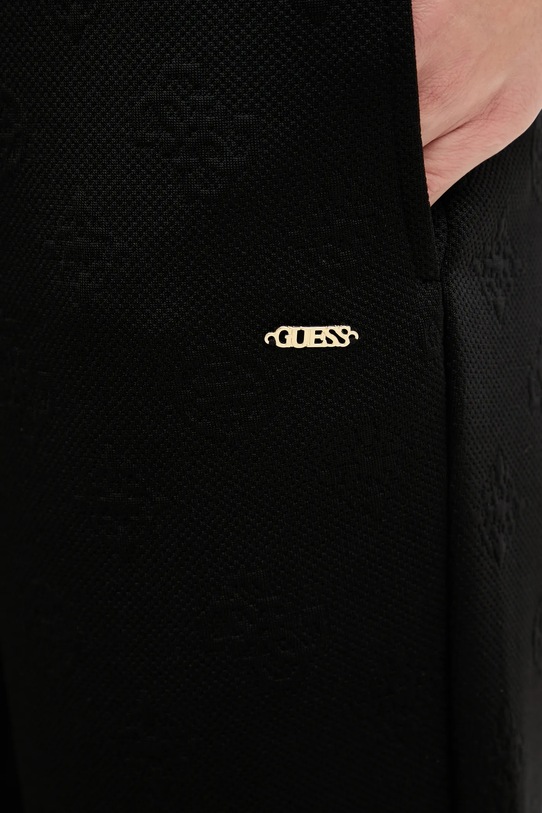 Παντελόνι φόρμας Guess PEONY μαύρο V5YB06.KBSL2