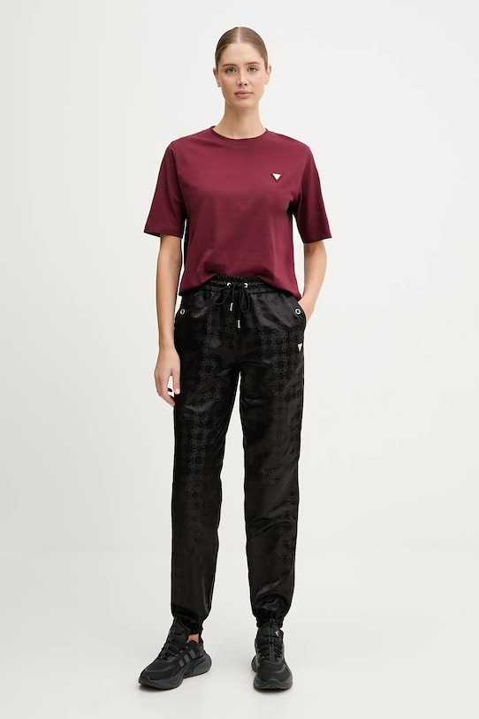 Guess spodnie AOP V5YB14.WHFU0 czarny AW25