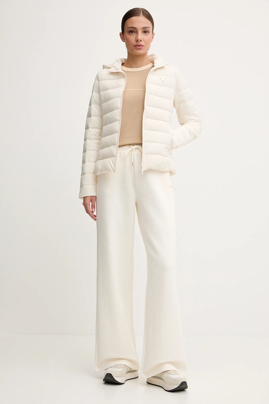Guess spodnie dresowe PEONY V5YB19.KBSL2 beżowy AW25