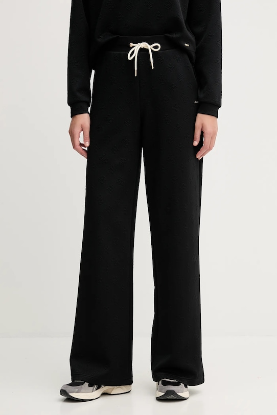 Guess pantaloni tuta PEONY maglia nero V5YB19.KBSL2