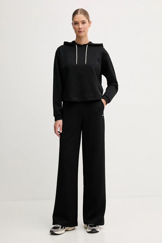 Guess pantaloni de trening PEONY V5YB19.KBSL2 negru AW25