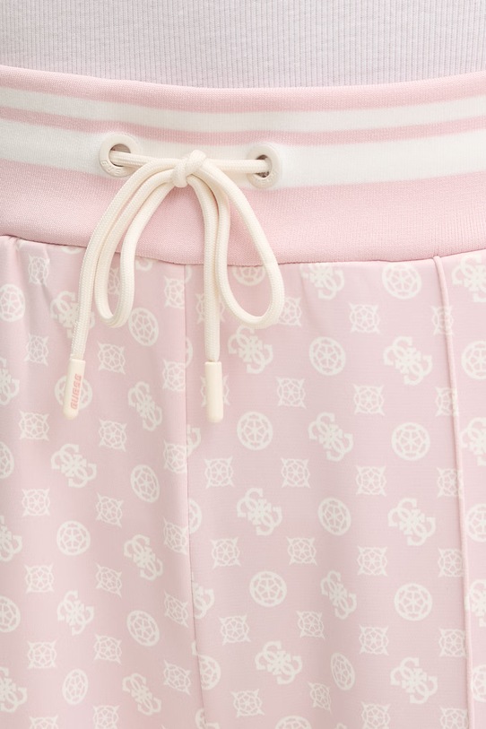 Guess spodnie dresowe NEW AGGIE różowy V5YB20.KB212