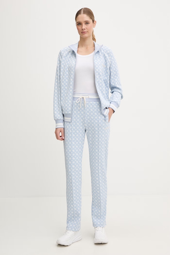 Guess spodnie dresowe NEW AGGIE V5YB20.KB212 niebieski SS26