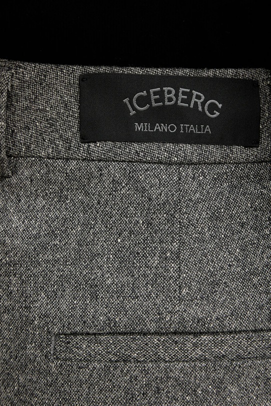 Παντελόνι με προσθήκη μαλλιού Iceberg γκρί B081.3080
