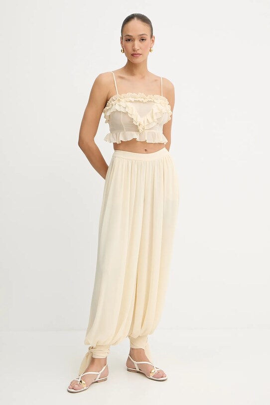 Bardot pantaloni 60039PB bej AW25