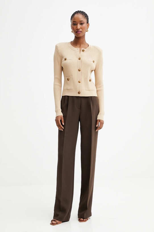 Guess spodnie THEOLINE W5YB08.WGHC2 brązowy AW25