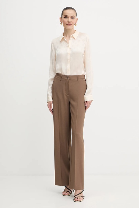 Guess spodnie DOROTHEE W5YB04.WHD92 brązowy AW25