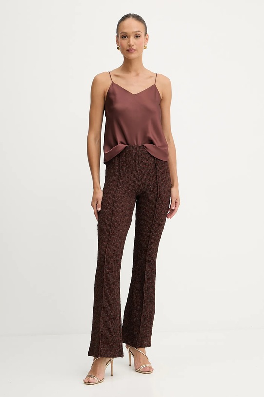 Παντελόνι Guess NALENY W5YB72.KCYE2 καφέ AW25