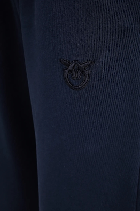 Pinko pantaloni de trening din bumbac bleumarin 105508.A2RB
