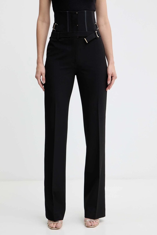 Pinko spodnie z elastanem czarny 105654.A2QV