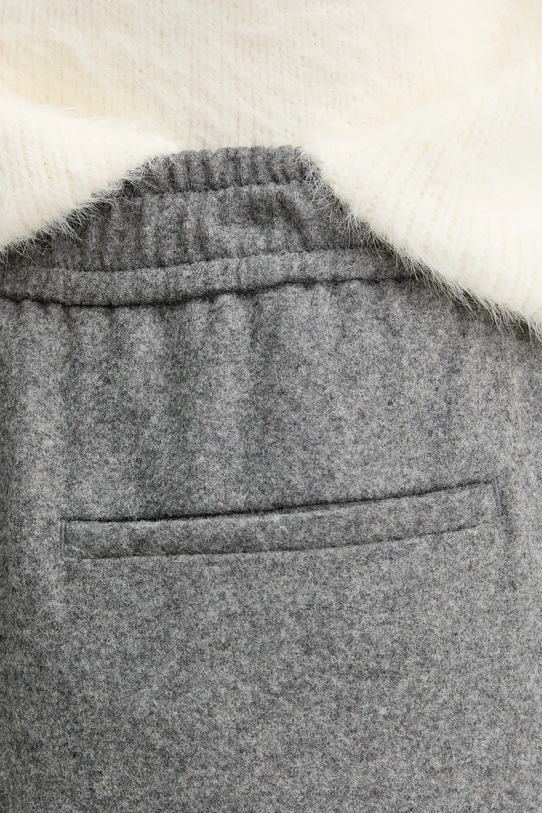 Hlače s dodatkom vune Pinko siva 106118.A2ZU