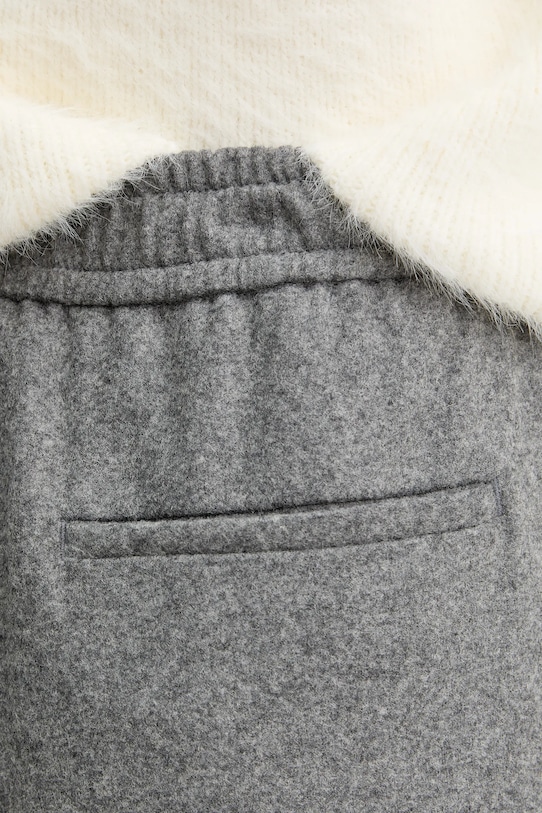 Pinko spodnie z dodatkiem wełny szary 106118.A2ZU