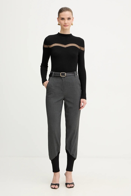 Pinko spodnie 106120.A2ZT szary AW25