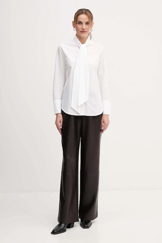 OUI spodnie 85735 brązowy AW25