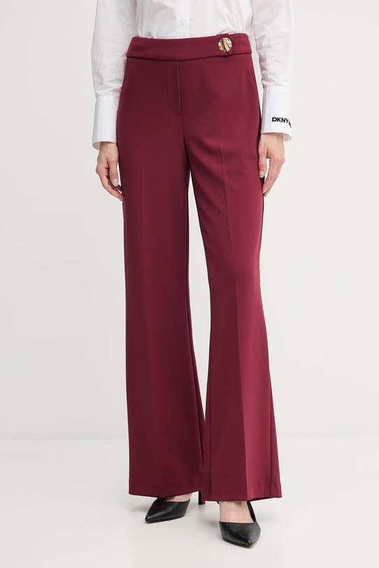 Hlače Joseph Ribkoff Z elastanom bordo 253073