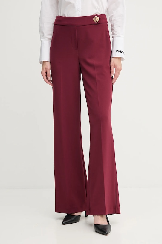 Joseph Ribkoff pantaloni tricotaj burgundia 253073