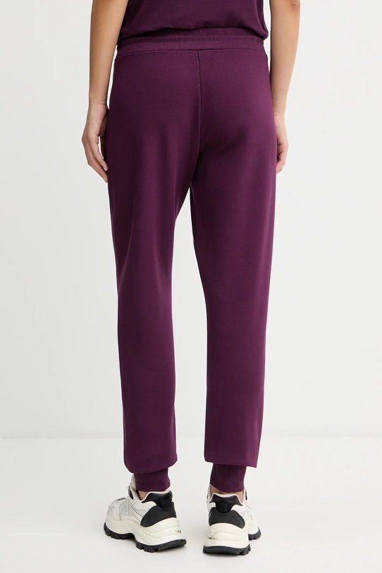 Odzież Versace Jeans Couture spodnie dresowe bawełniane 79HAAT06.CF01T bordowy