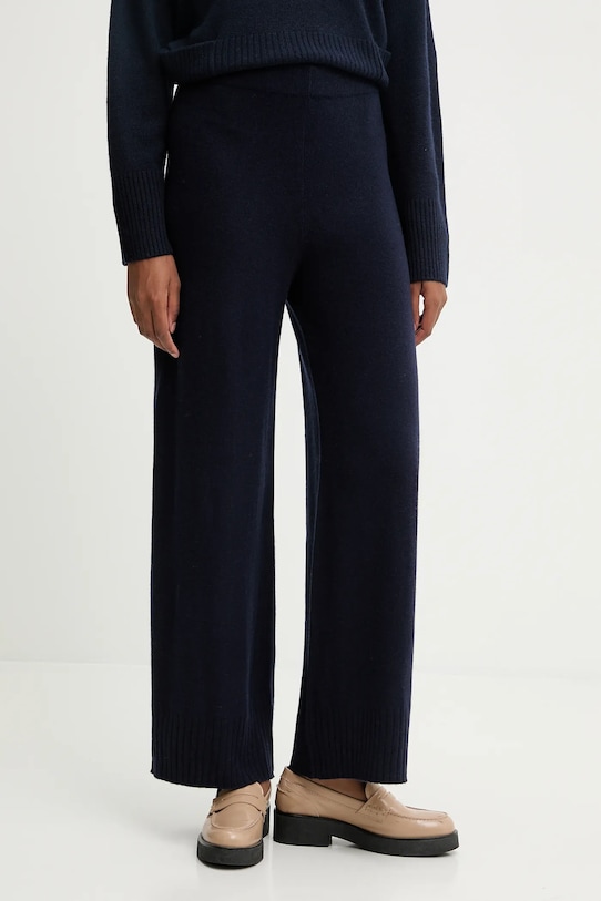 Штани з додаванням вовни United Colors of Benetton прямий темно-синій 102HDF00Z