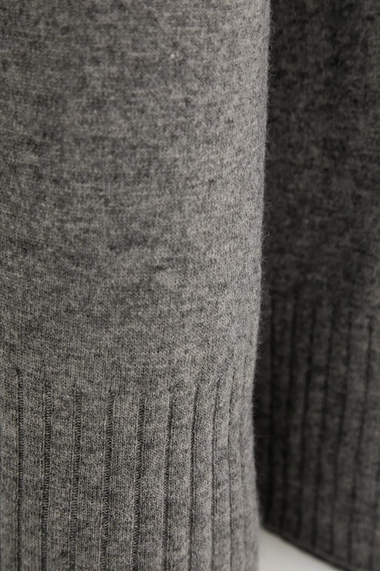 United Colors of Benetton pantaloni cu lână gri 102HDF00Z