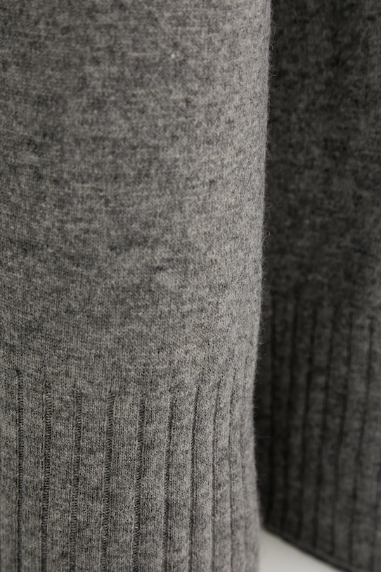 United Colors of Benetton pantaloni cu lână gri 102HDF00Z
