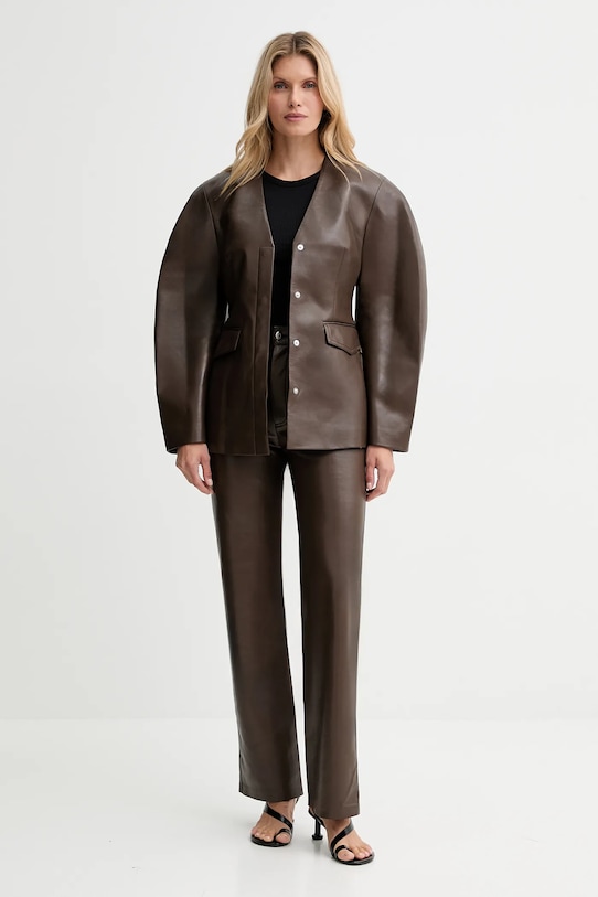 Nanushka pantaloni NW25PFPA15278 maro AW25