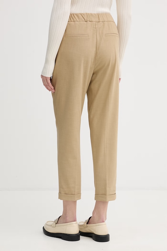 Odzież United Colors of Benetton spodnie damskie 4962DF079 beżowy