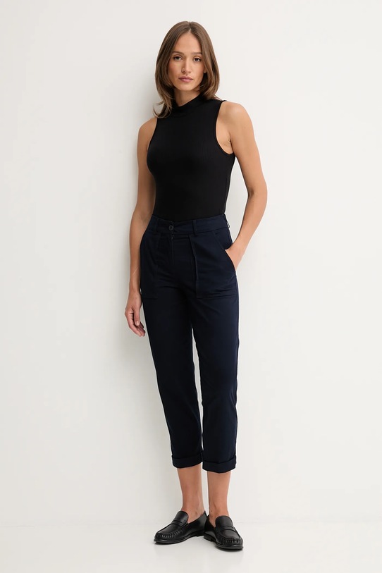 United Colors of Benetton spodnie 4FRXDF08E granatowy AW25