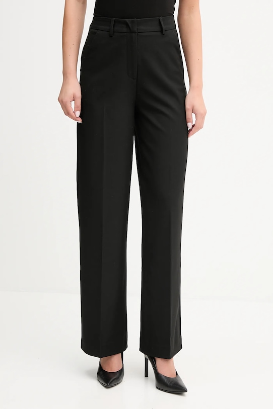 United Colors of Benetton spodnie z elastanem czarny 4L4HDF07F