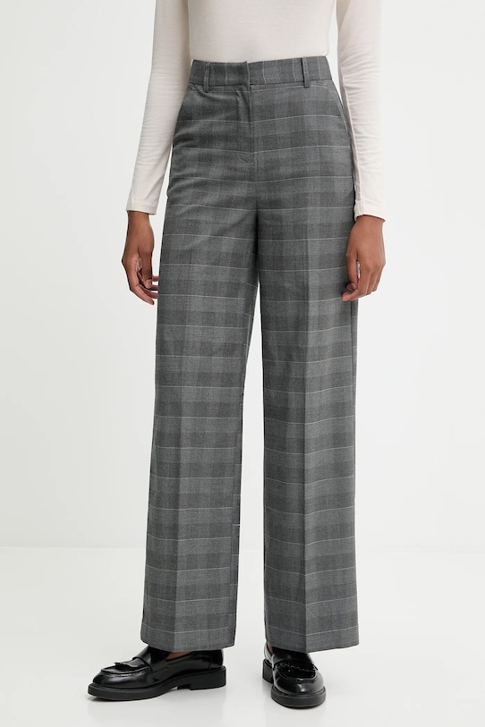 Штани United Colors of Benetton прямий сірий 4X8MDF07F