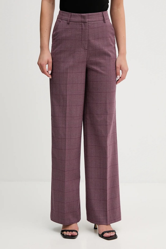 United Colors of Benetton pantaloni drept burgundia 4X8MDF07F