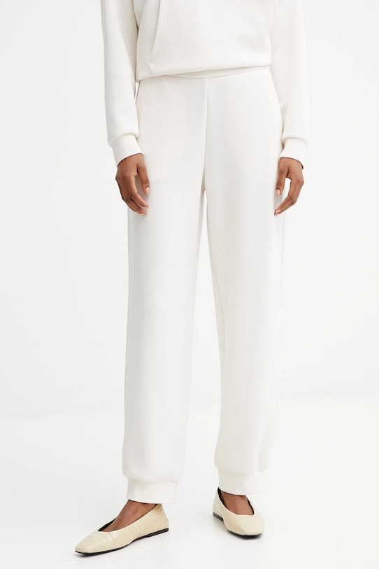 Armani Exchange spodnie dresowe aplikacja beżowy XW001011.AF16111