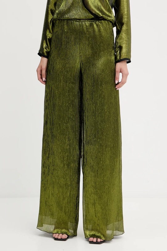 Forte Forte spodnie tkanina zielony 14106.my.pants