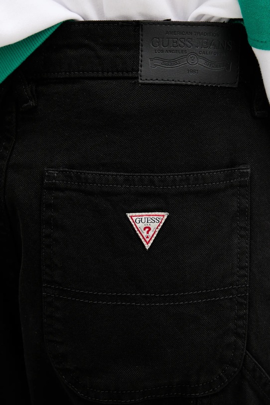 Τζιν παντελόνι Guess Jeans μαύρο W5YB53.WHFR1