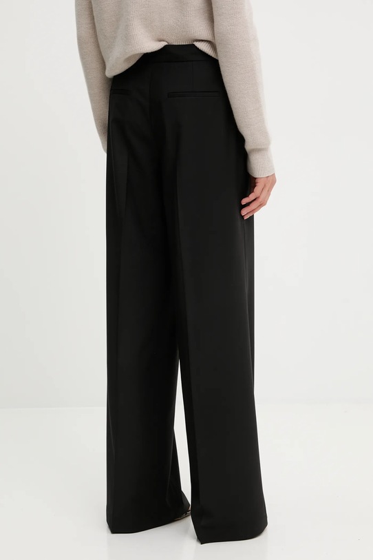 Odzież Blugirl Blumarine spodnie z dodatkiem wełny RF5267.T207A czarny