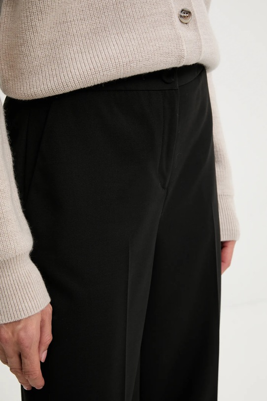 Blugirl Blumarine spodnie z dodatkiem wełny czarny RF5267.T207A