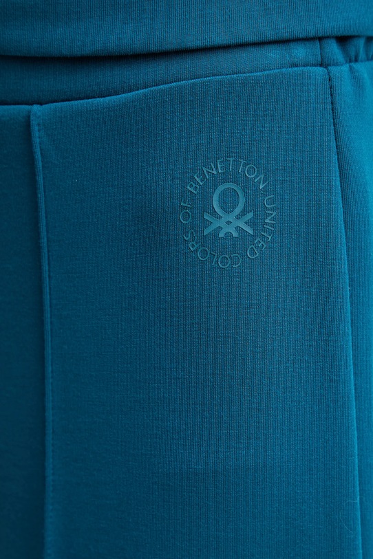 United Colors of Benetton spodnie dresowe turkusowy 3Y2F3F04K