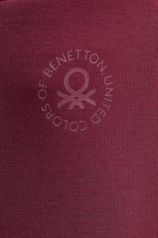 Tepláky United Colors of Benetton burgundské 3Y2F3F04K