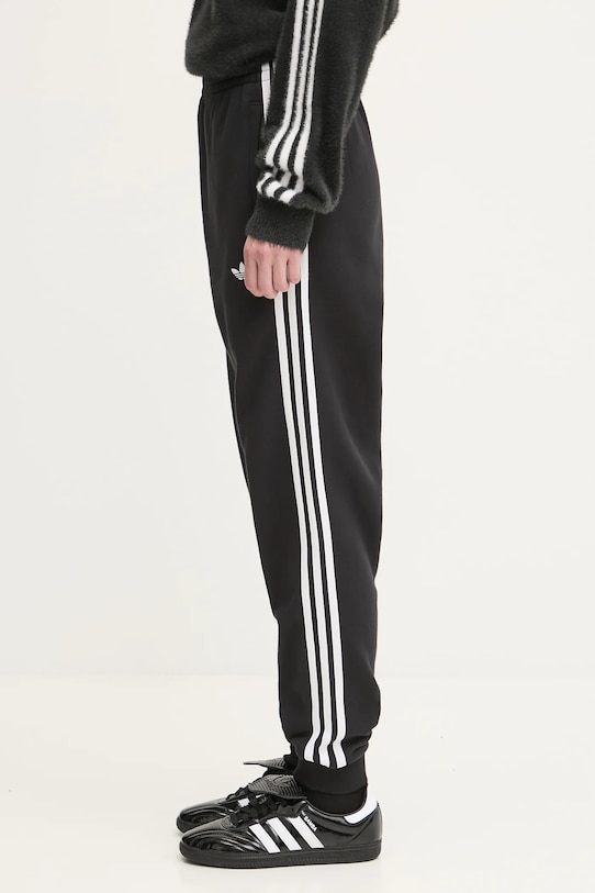 adidas Originals spodnie dresowe bawełniane 3-Stripes JV7458 czarny AW25